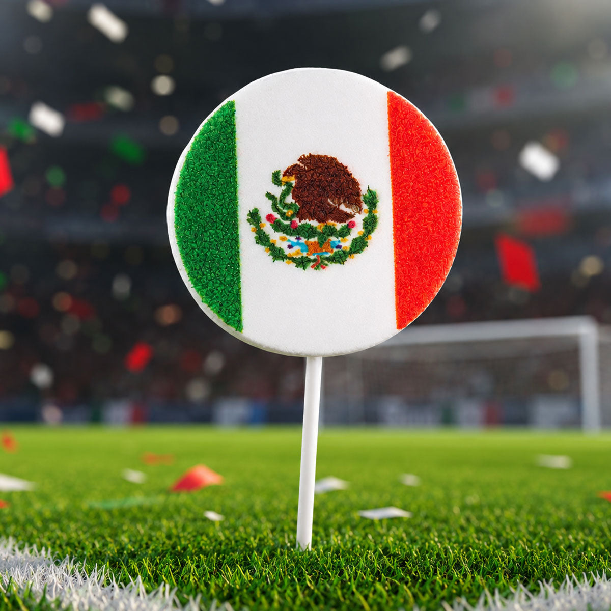 Paleta de Malvavisco, Bandera México
