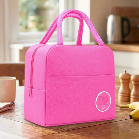 Lonchera, Pink Label, Color Rosa