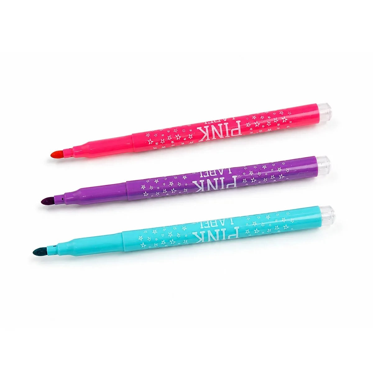 Marcatextos con Glitter, Pink Label, 3 pzas