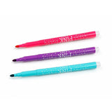 Marcatextos con Glitter, Pink Label, 3 pzas