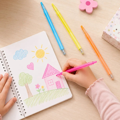 Crayones Retráctiles, 4 pzas