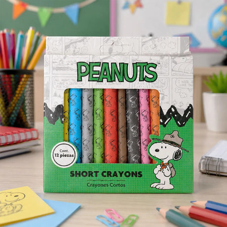 Crayones, Peanuts, 12 pzas