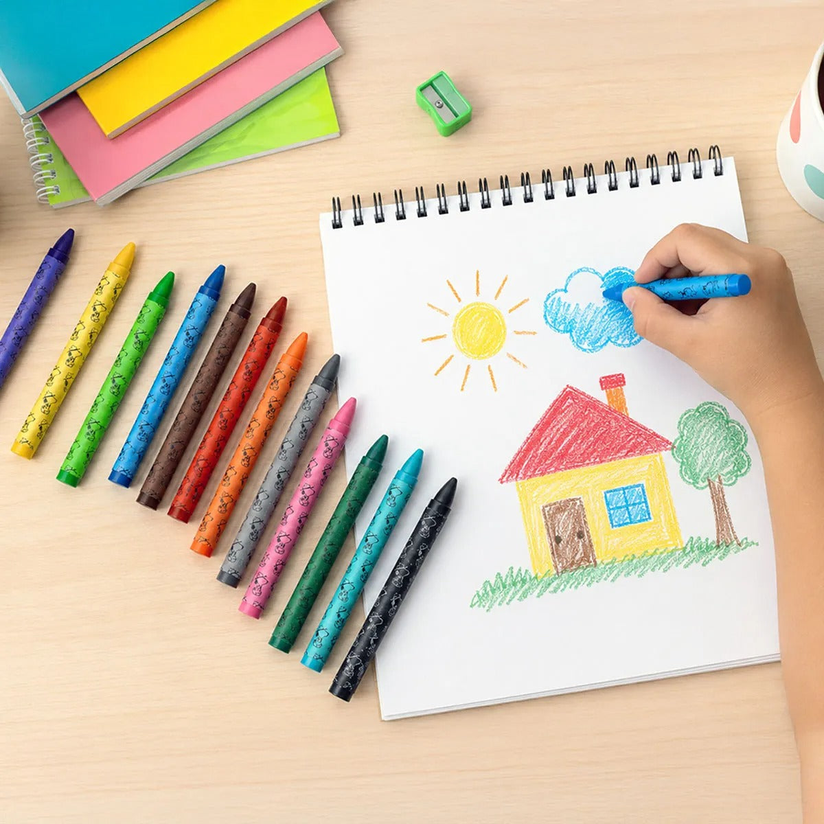 Crayones, Peanuts, 12 pzas