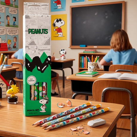 Lápices, Peanuts, 6 pzas
