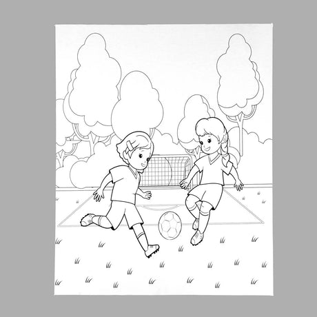 Set de Lienzo con Pinturas, Fútbol