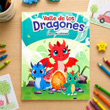 Libro para Colorear, Valle de los Dragones