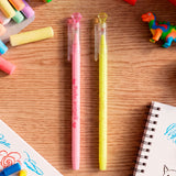 Bolí­grafo de Gel, Pink, 2 pzas