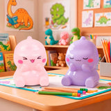 Sacapuntas, Dinosaurio, Color Morado y Rosa