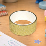 Cinta con Diseño, Glitter, 3 pzas