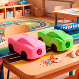 Sacapuntas, Coche, Color Rosa y Verde