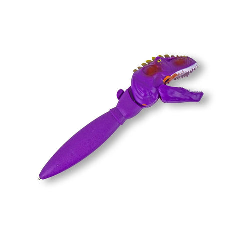 Bolí­grafo, Diseño Dinosaurio, Color Morado