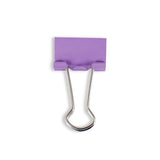 Clip Mariposa para Papel, Color Morado