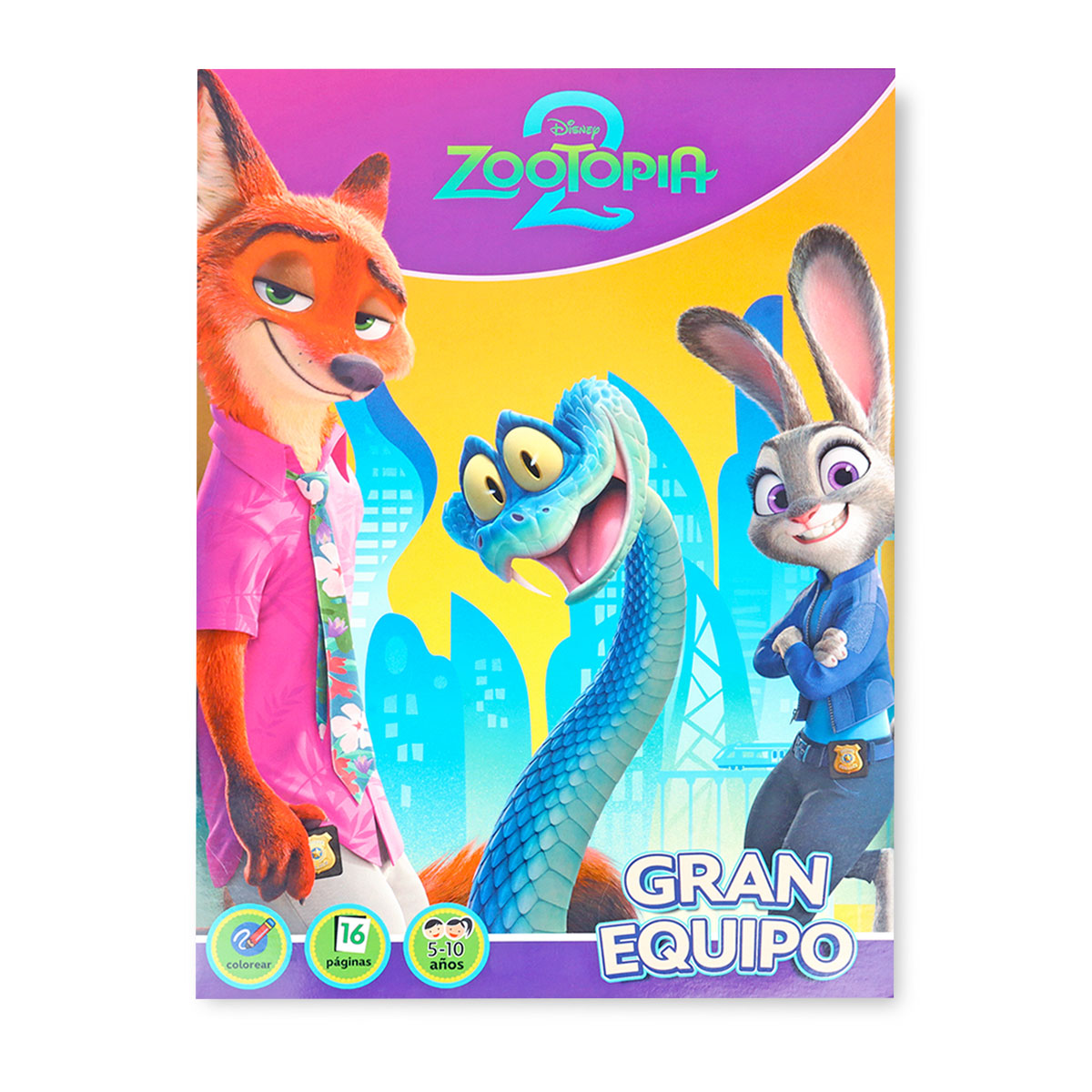 Libro para Colorear, Zootopia 2