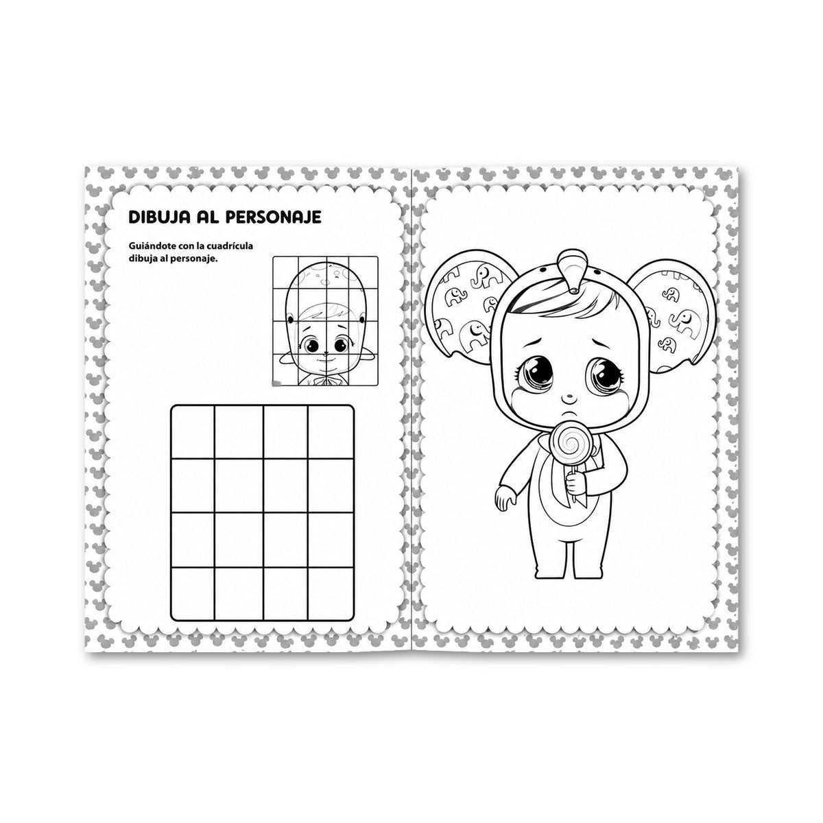 Libro para Colorear con Crayones, Bebés Llorones