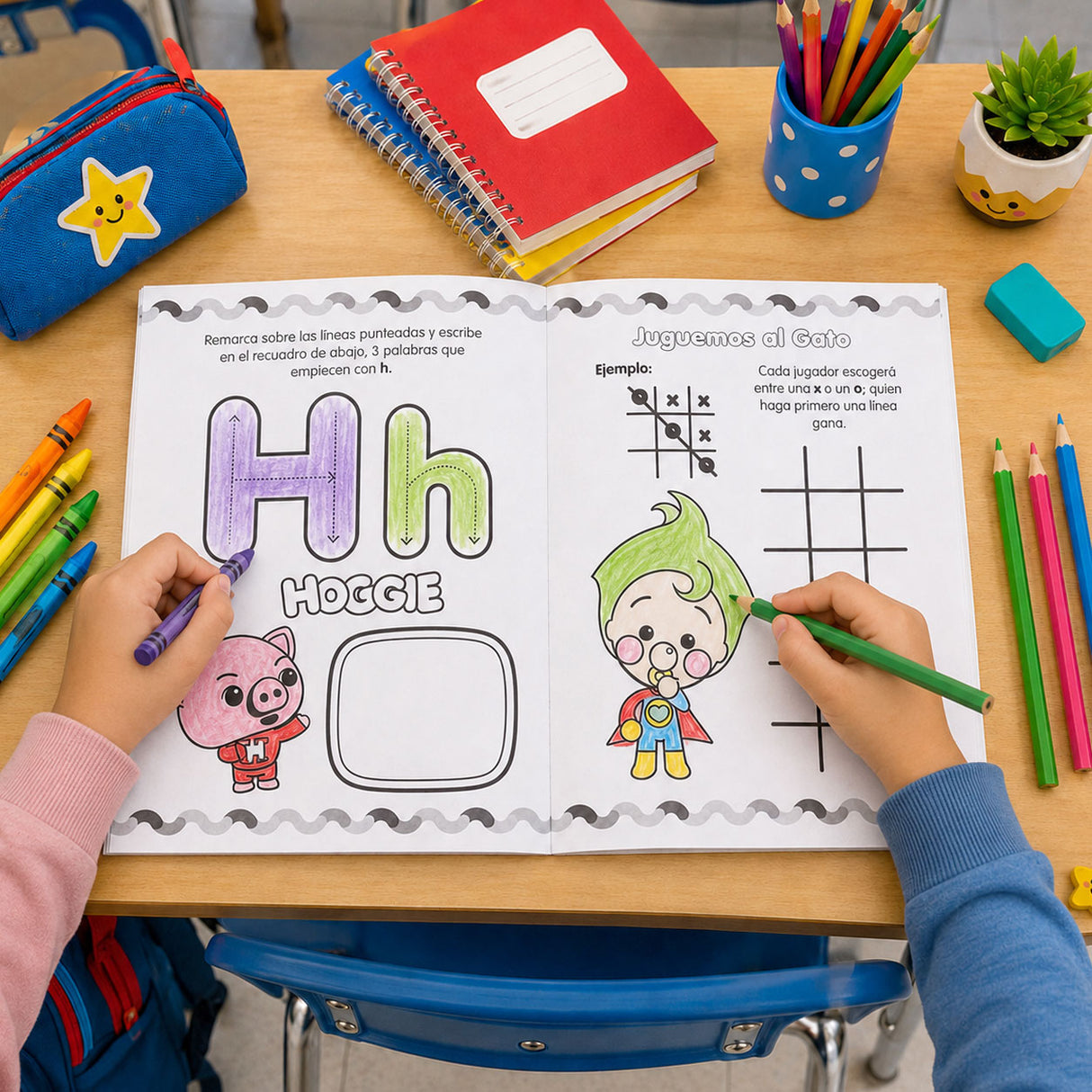 Libro para Colorear con Crayones, PlimPlim