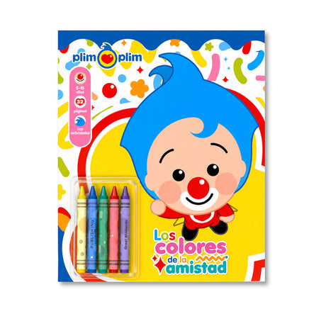 Libro para Colorear con Crayones, PlimPlim