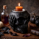 Calavera, Portavela de Cerámica