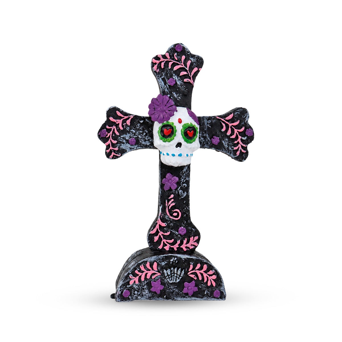 Cruz Decorativa de Cerámica, Dí­a de Muertos
