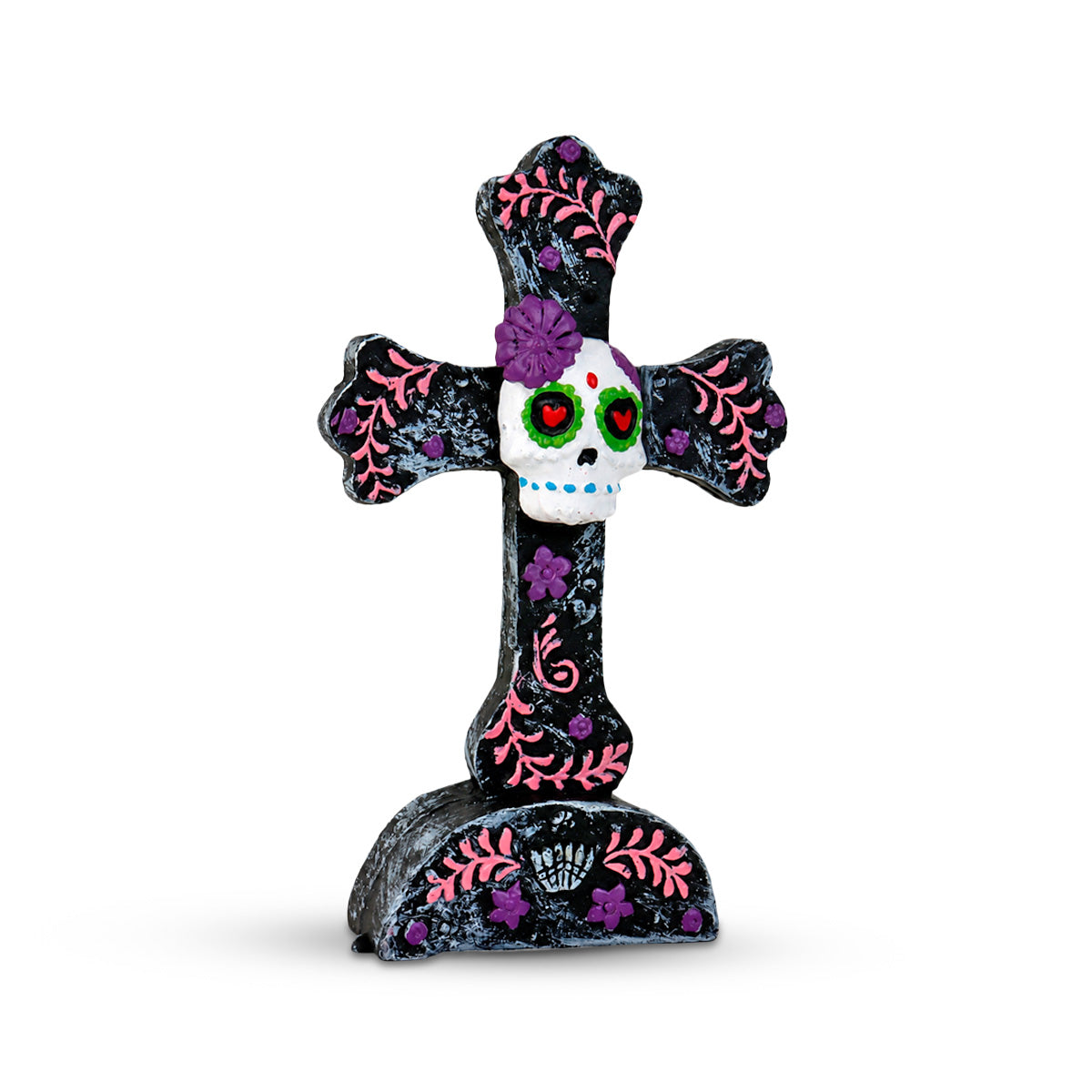 Cruz Decorativa de Cerámica, Dí­a de Muertos