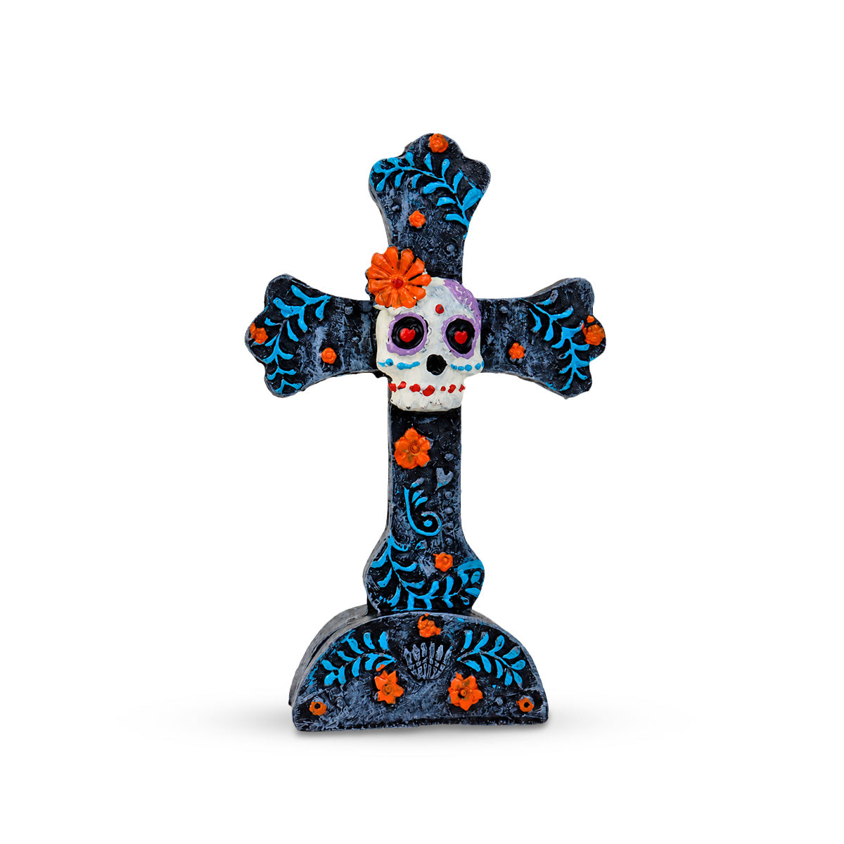 Cruz Decorativa de Cerámica, Dí­a de Muertos