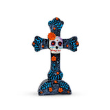 Cruz Decorativa de Cerámica, Dí­a de Muertos