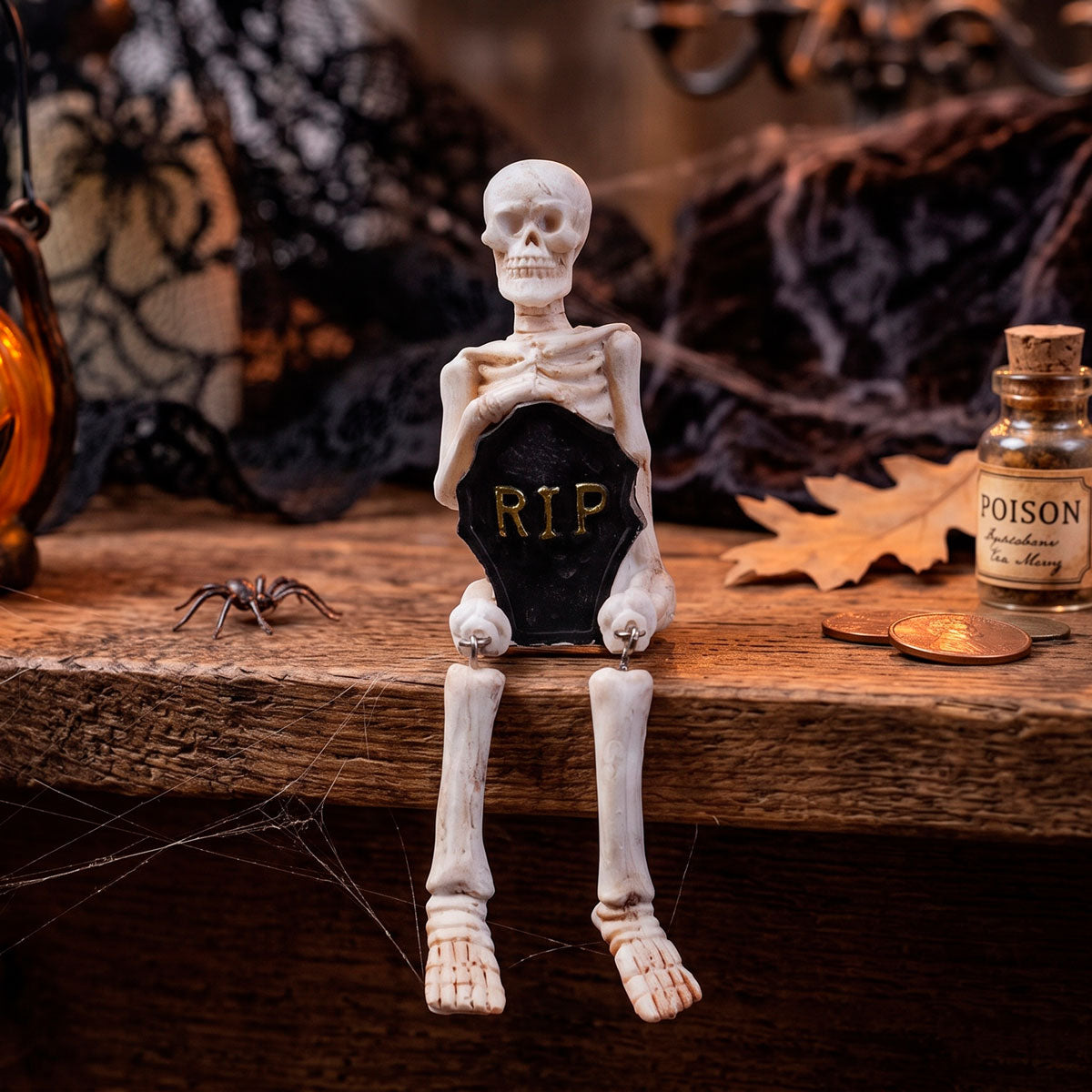 Esqueleto, RIP, Figura de Cerámica