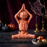 Calabaza Haciendo Yoga, Figura de Cerámica
