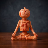 Calabaza Haciendo Yoga, Figura de Cerámica