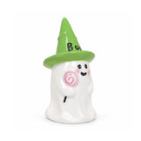 Figura de Cerámica, Fantasma con Sombrero Color Verde