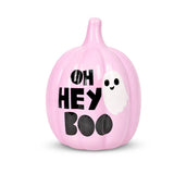 Calabaza, Figura de Cerámica, Color Rosa Pastel
