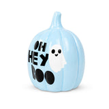 Calabaza, Figura de Cerámica, Color Azul Pastel