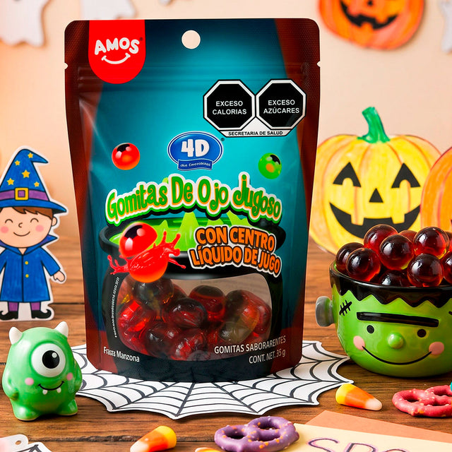 Ojos, Gomitas 4D, Amos, 65 gr