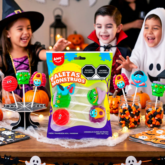 Monstruos, Paletas de Caramelo, Amos, 75 gr