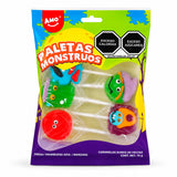 Monstruos, Paletas de Caramelo, Amos, 75 gr