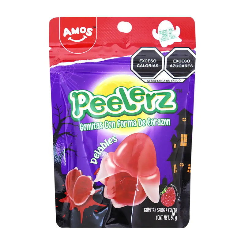 Corazón, Gomitas Pelables, Peelerz, 65 gr