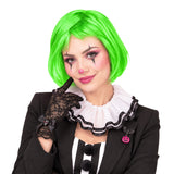 Peluca Corta para Halloween, Color Verde