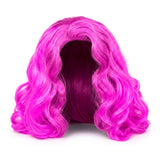 Peluca de Cabello Ondulado, Color Morado