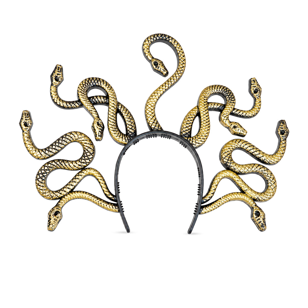 Diadema de Medusa para Halloween, Color Dorado