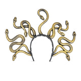 Diadema de Medusa para Halloween, Color Dorado