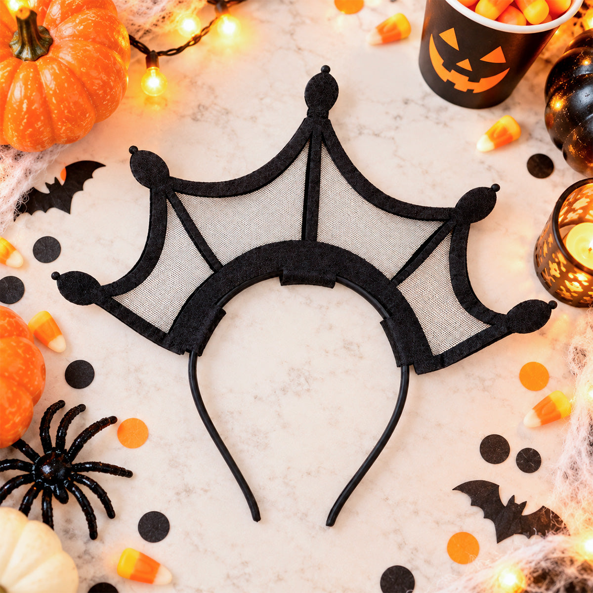 Diadema, Halloween, Color Negro