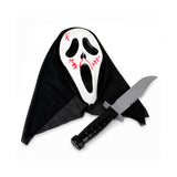 Máscara Cosida con Cuchillo de Juguete