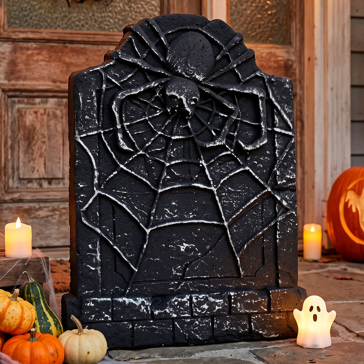Lápida, Araña, Decoración de Espuma