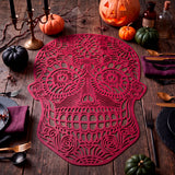 Mantel de Calavera, Color Rojo