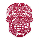 Mantel de Calavera, Color Rojo