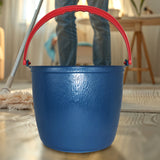 Cubeta Barrilito de Plástico, Color Azul Petróleo, 12 L