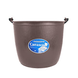 Cubeta de Plástico Barrilito, Color Café, 12 L