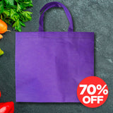 Bolsa de Tela Non Woven, color Morado, 45x40cm