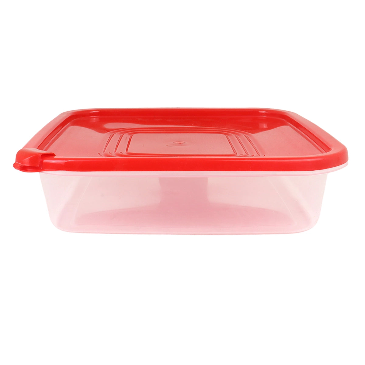 Contenedor Microfresh Cuadrado, Color Rojo