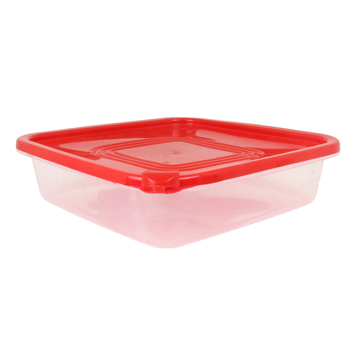 Contenedor Microfresh Cuadrado, Color Rojo