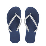 Sandalias, Color Azul y Plata, Talla 23